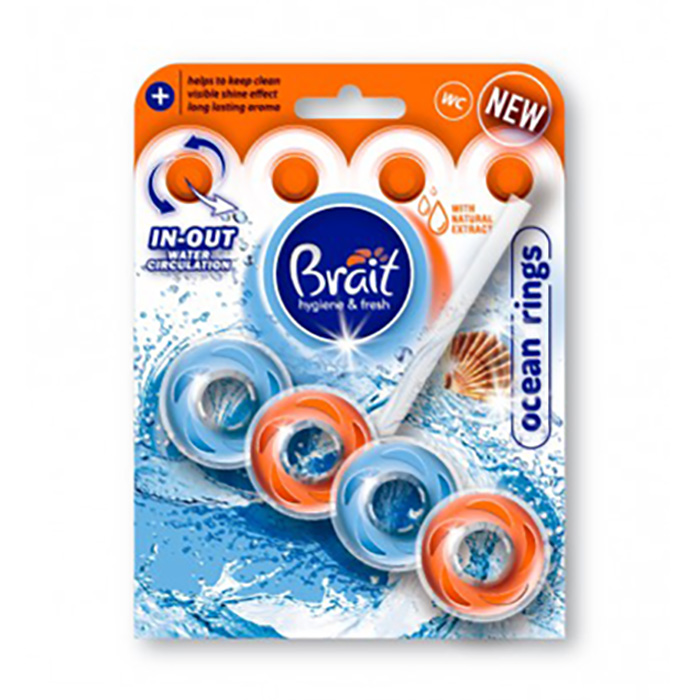 Туалетний блок Brait Ocean Rings, 40 г